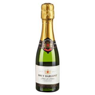 Brut Dargent Chardonnay - Blanc de Blancs Sekt trocken, fruchtig - 200 ml Flasche