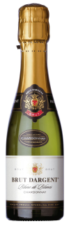 Brut Dargent Chardonnay - Blanc de Blancs Sekt trocken, fruchtig - 6 x 200 ml Flaschen