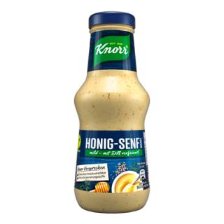 Knorr Schlemmersauce Honig Senf Dill - 260 g Flasche