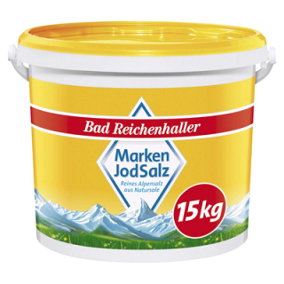 Bad Reichenhaller Alpen Jodsalz - 15 kg Eimer