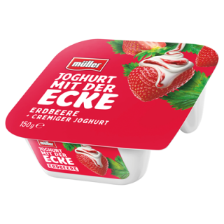müller Joghurt Mit Der Ecke Erdbeere 3,5 % Fett im...