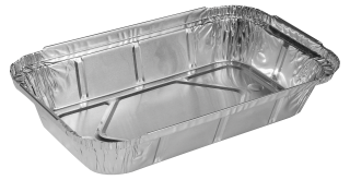 Papstar Schalen Silber Aluminium 65 my
