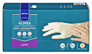 MP Latexhandschuhe ungepudert Größe XL/ 100 Stück