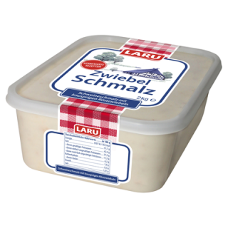 Laru Zwiebelschmalz Schweineschmalz mit knusprigen Röstzwiebeln 2 kg Schale