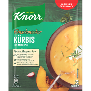 Knorr Suppe Kürbis trocken - 52 g Beutel