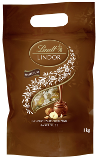 Lindor Kugel Beutel Haselnuss - 1 kg Beutel