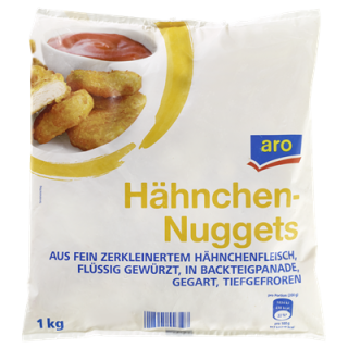 aro Hähnchennuggets 1kg gefroren