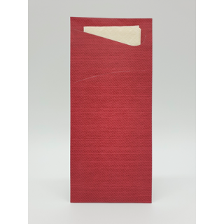 Duni Sacchetto Serviettentaschen Bordeaux 8,5 x 19 cm...