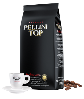 Pellini Caffe  Top Arabica 100%  Kaffeebohnen - 1 kg Stück