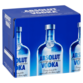 Absolut Vodka 40 % Vol. - 6 x 0,70 l Flaschen