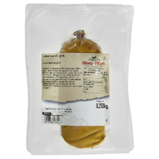 Klaas+Pietsch Leberwurst grob 250g