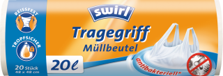 Swirl Müllbeutel mit Griff 20 l