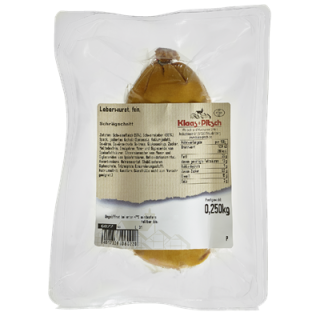 Klaas+Pitsch Leberwurst fein 250g