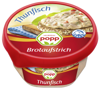 Popp Brotaufstrich Thunfisch gekühlt - 150 g Becher