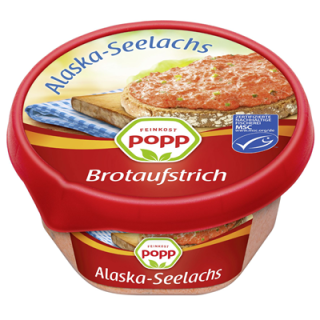 Popp MSC Brotaufstrich Seelachs Alaska-Seelachssalat...