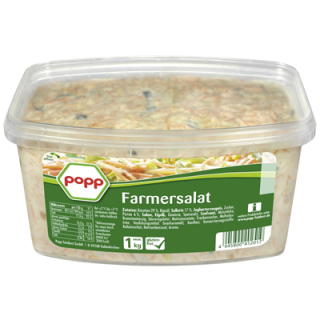 Popp Feinkost Farmersalat Gemüsesalat mit Karotten,...
