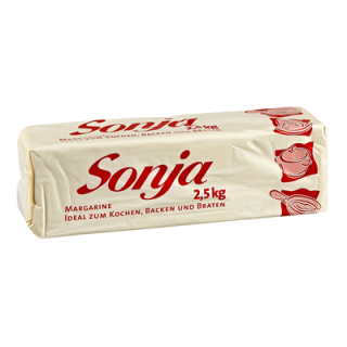 Sonja Margarine 80 % Fett 2,5 kg Packung