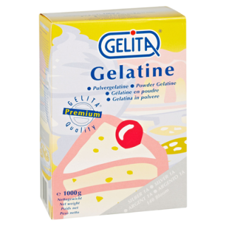 Gelita Speise-Pulvergelatine Silber 1A - 1 x 1 kg Packung
