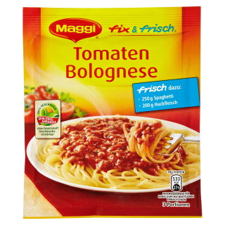 Maggi fix & frisch Tomaten Bolognese - 50 g Beutel