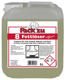 Pack Zu 8 Fettlöser flüssig
