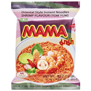 Mama Instantnudeln SHRIMPS TOM YUM 60g - 60 g Beutel
