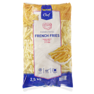 MC French Fries 6 x 6 mm tiefgefroren - 2,5 kg Beutel