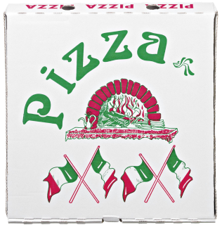 Toscana Ondulati Pizzakarton Weiß Pappe - 100...