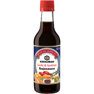Kikkoman Sushi & Sashimi Sojasauce - 1 x 250 ml Flasche