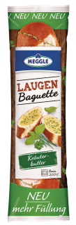 Meggle Laugenbaguette mit Kräuterbutter - 160 g...
