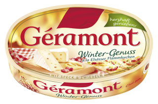 Geramont Géramont cremig - würzig Winter-Genuss à la Elsässer Flammkuchen - 180 g Stück