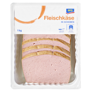 aro Fleischkäse geschnitten  1 kg Packung