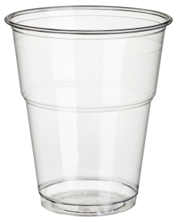 Pap Star Pure Kaltgetränkebecher 300 ml PURE Transparent Polymilchsäure oder Polylactide (PLA) rund Ø 9,5 cm