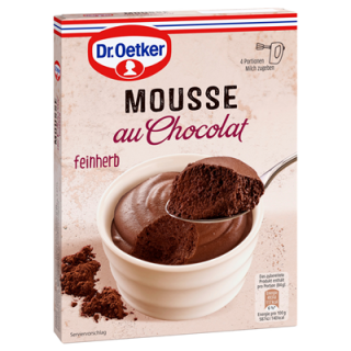 Dr. Oetker Mousse au Chocolat feinherb - 86 g Schachtel