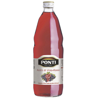 Genuport Trade Ponti Aceto di Vino-Rosso 6 % Säure - 1 l Flasche