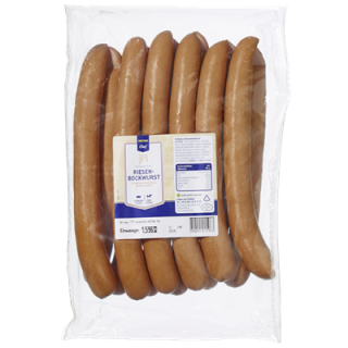 METRO Chef Delikatess Riesenbockwurst je kg (ca. 1,56 kg)