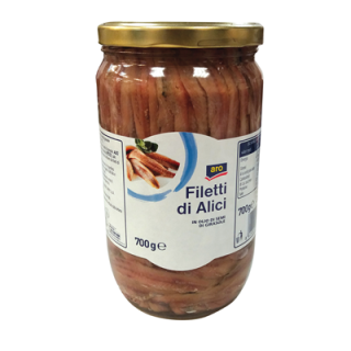 aro Sardellenfilets - 700 g Glas