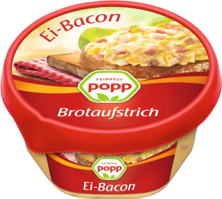 Popp Brotaufstrich Ei-Bacon Salat - 150 g Becher