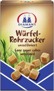 Diamant Rohrzucker Würfel - 500 g Schachtel