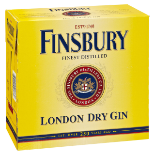 Finsbury Distilled London Dry Gin - 6 x 0,70 l Flaschen