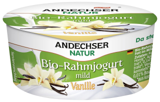 Andechser BIO Rahmjoghurt 10 % Fett - 150 g Becher