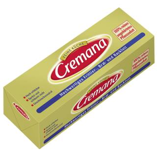 Cremana Pflanzenfett 100 % rein, ungehärtet 2,5 kg...