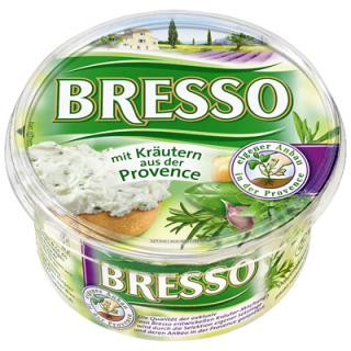 Bresso mit Kräutern der Provence Frischkäsezubereitung Doppelrahmstufe 150 g Packung