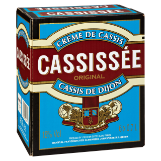 Cassissee Crème de Cassis Vol. 16 % - 6 x 0,70 l...