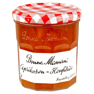 Bonne Maman Konfitüre Aprikose 50 g je 100 g Fruchtgehalt cremig - 370 g Glas