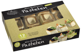 Hack Mini Pasteten Carree - 60 g Packung