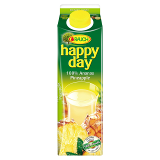 Happy Day Fruchtsaft Ananas 100 % Fruchtgehalt - 6 x 1,00 l