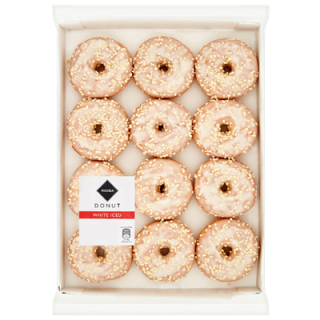 RIOBA White Donuts Crumble - 12 Stück à 52 g...