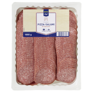 METRO Chef Pizza Salami geschnitten, gekühlt, ca.80 mm - 1 kg Packung