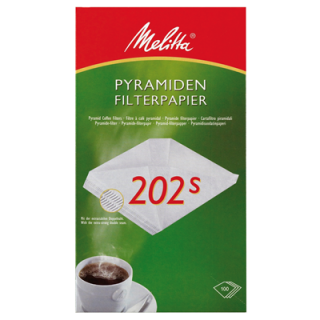 Melitta Pyramiden-Filterpapier 202 S 100 Stück Packung