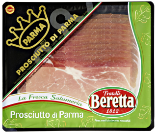 Beretta Prosciutto di Parma geschnitten luftgetrockneter Parmaschinken 120 g